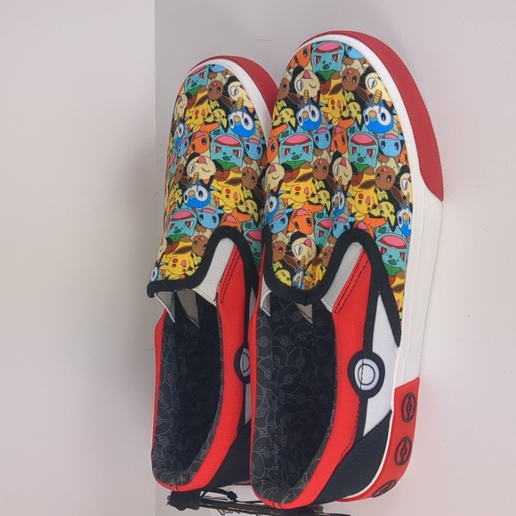 Pokemon Kids Slip-On Canvas Shoes - Picture 2 of 3